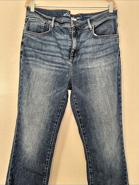 Eddie Bauer Kicker Flare Straight Leg Jeans Blue Waist 10